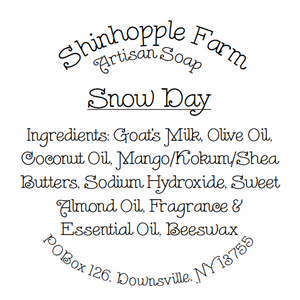 Snow Day Soap