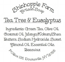 Load image into Gallery viewer, Tea Tree &amp; Eucalyptus Soap